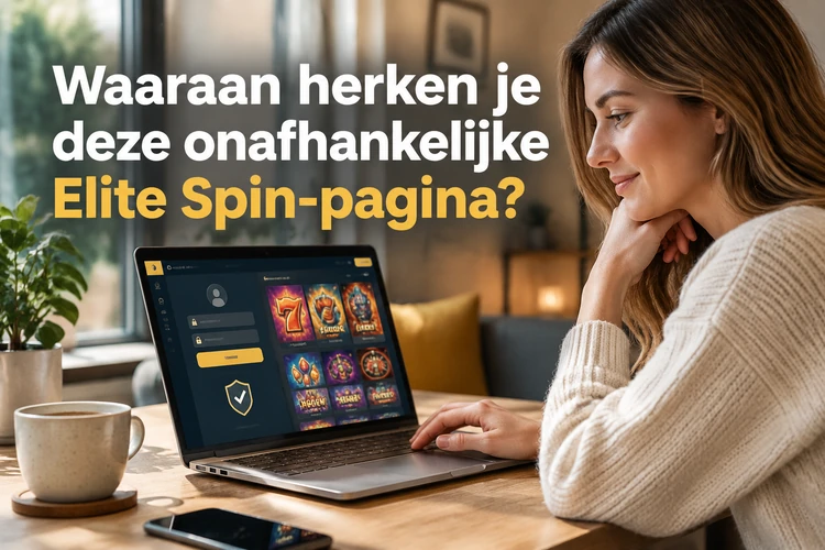 Waaraan herken je deze onafhankelijke Elite Spin-pagina?