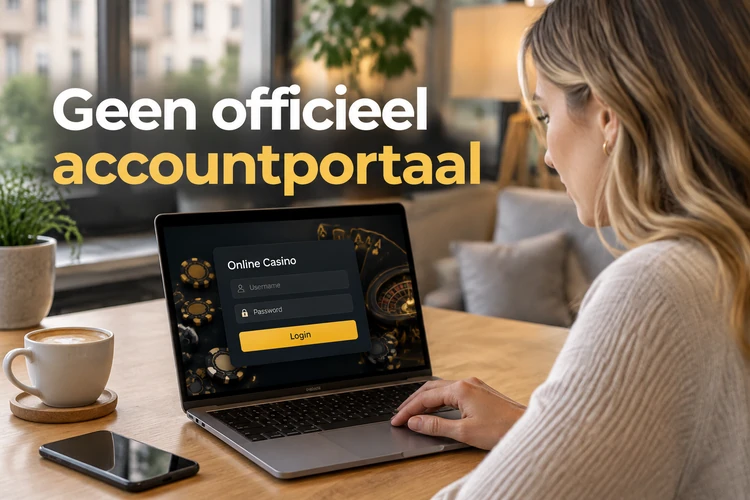 Geen officieel accountportaal